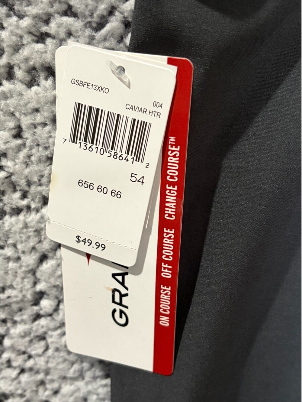 Grand Slam Performance Golf Shorts 54 Gray 9" Stretch Comfort NWT Big & Tall - Picture 3 of 4